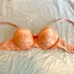 Pink Vintage-Style Bra
